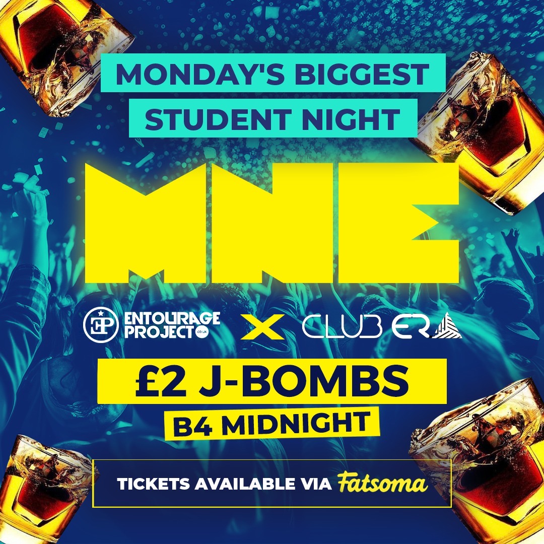 MNE – £2 JAGERBOMBS BOOTHS