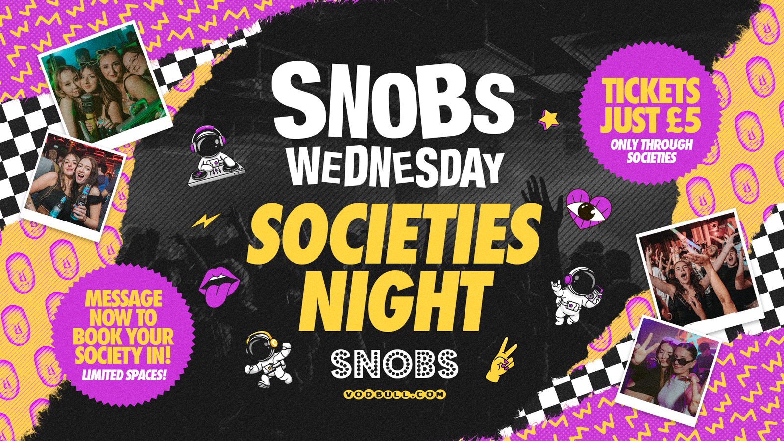 SNOBS SOCIETIES NIGHT 2024 TONIGHT!!!! 🚌 INC free coach from Selly with tickets🚌 20/11