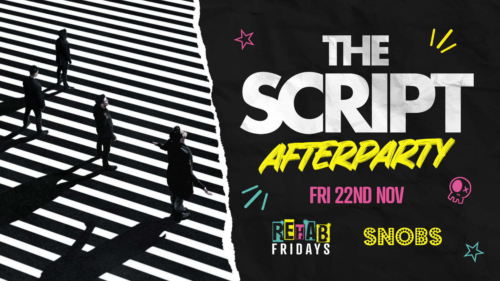 Rehab Friday [TONIGHT] 🤟THE SCRIPT AFTERPARTY! 🤟 22/11