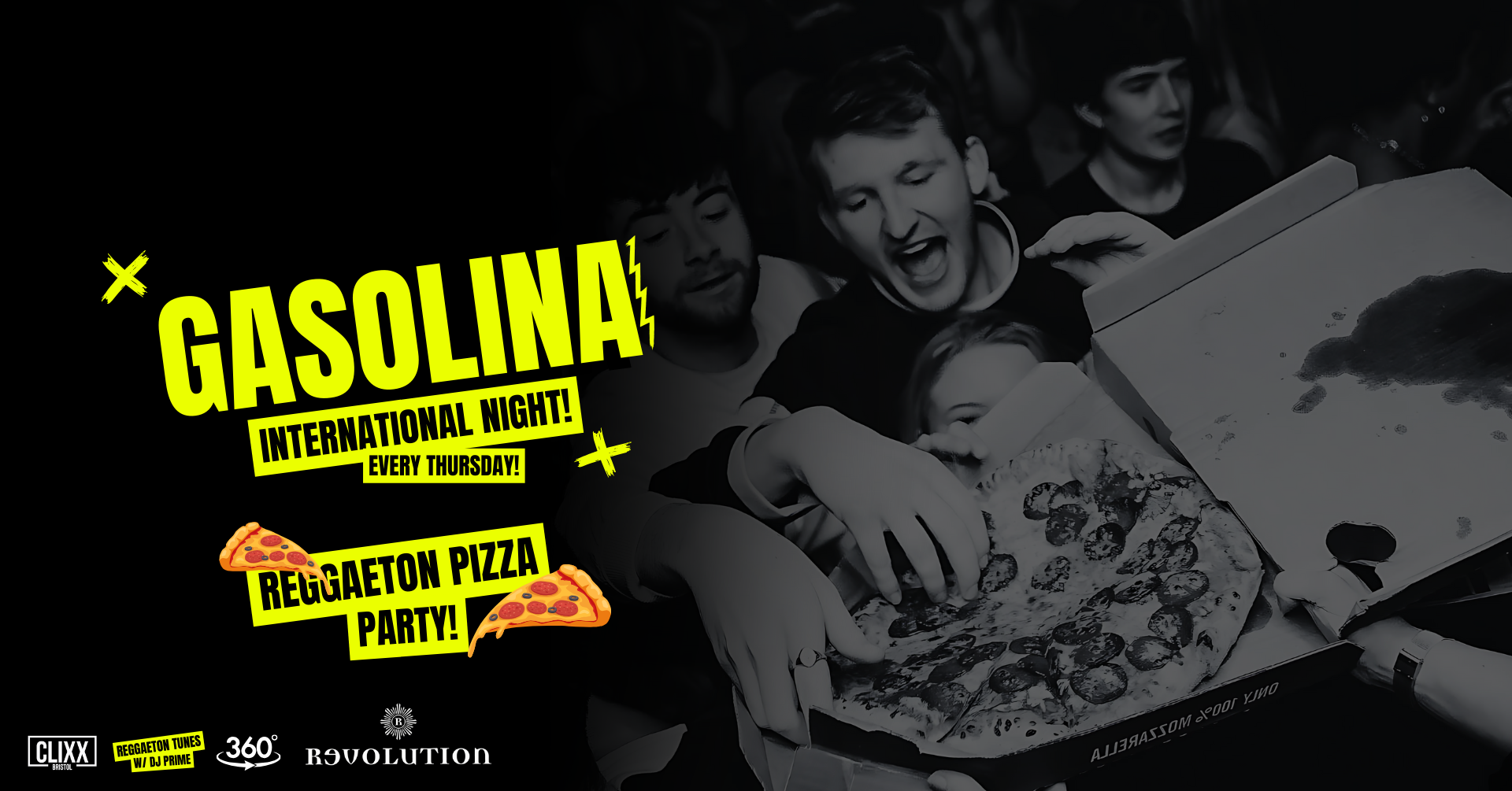 Gasolina Bristol 🔥 Reggaeton Pizza Party w/ DJ Prime x 360