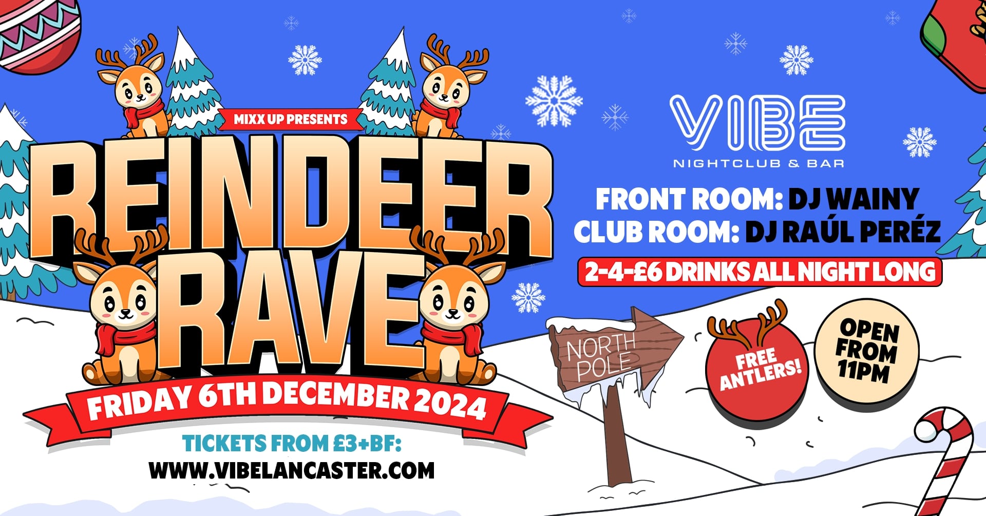 MiXX Up – Reindeer Rave! 🦌