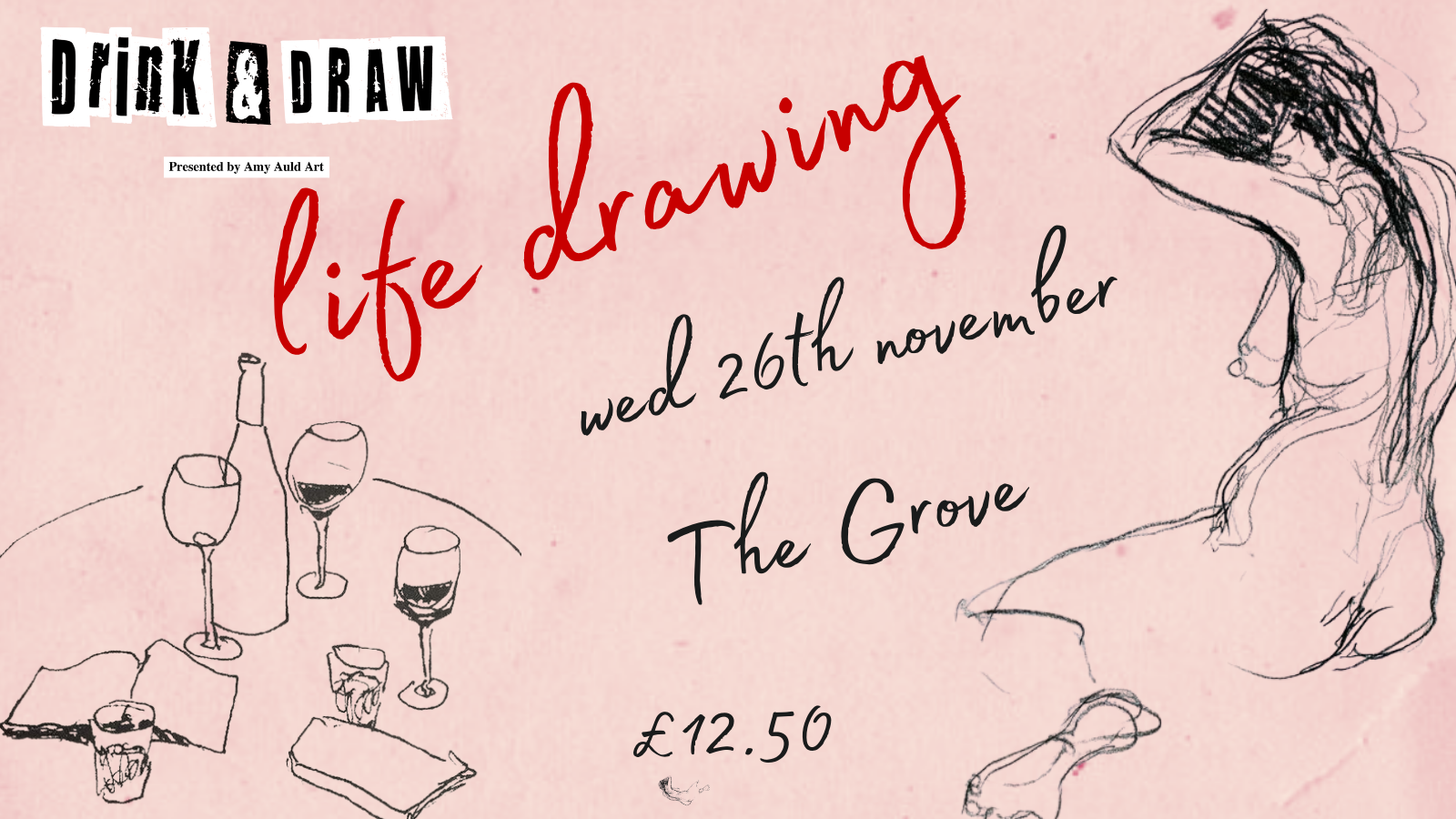 Drink & Draw – Life Drawing