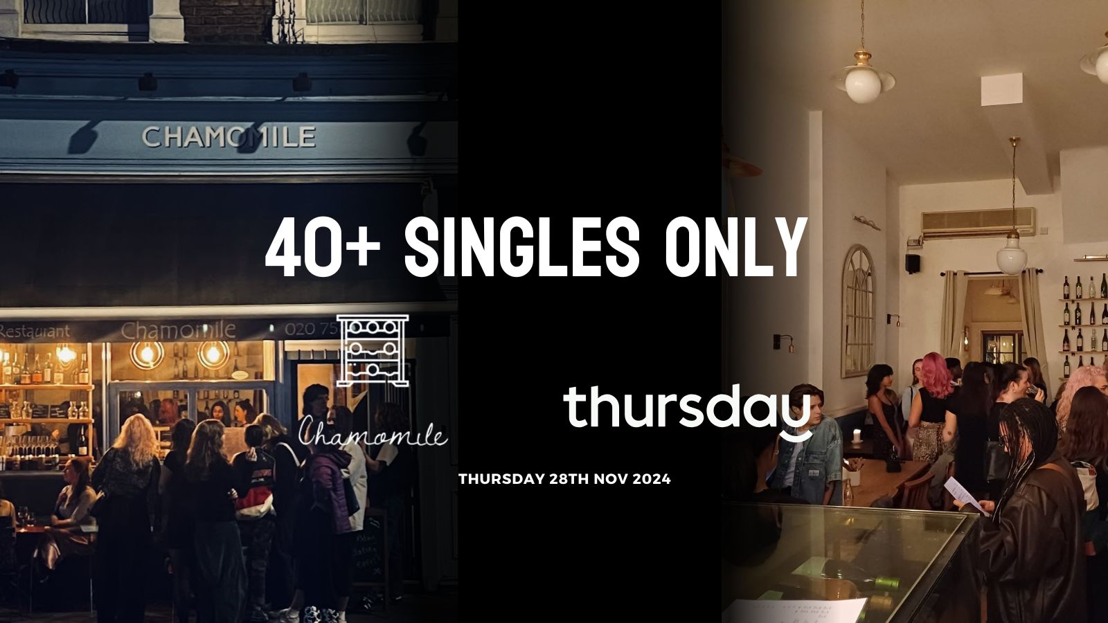 Thursday | Chamomile Wines (40+) | Belsize Park