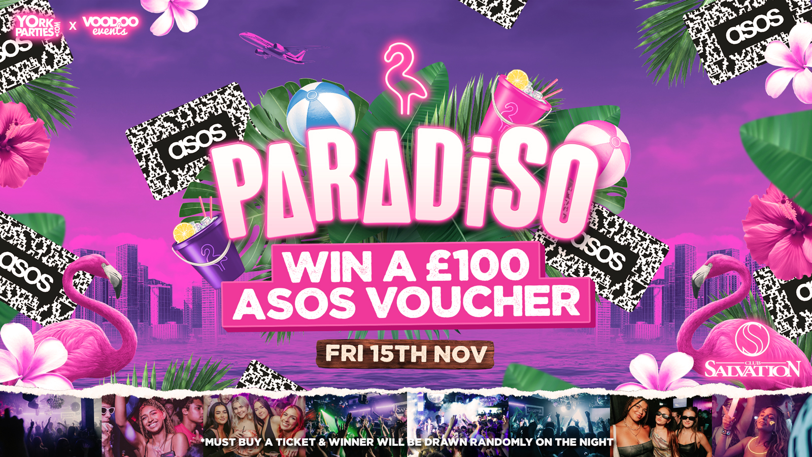 PARADISO FRIDAYS Student Paradise – Win a £100 ASOS Voucher