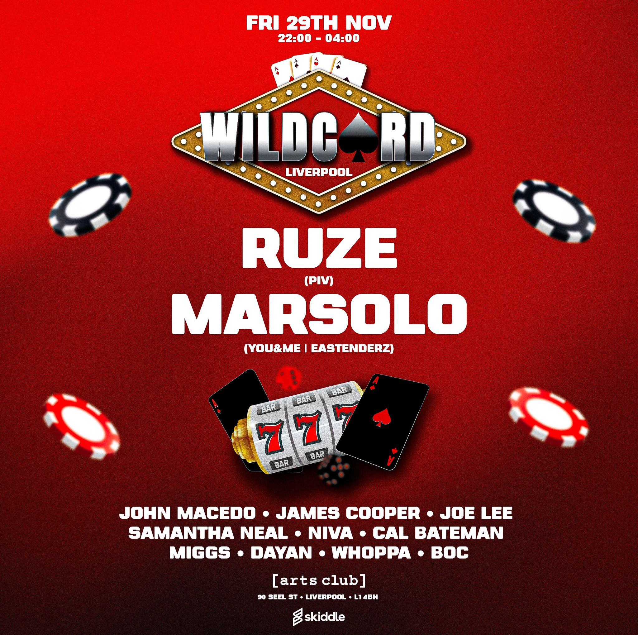 WILDCARD LIVERPOOL – Ruze & Marsolo (PIV) & Special Guests