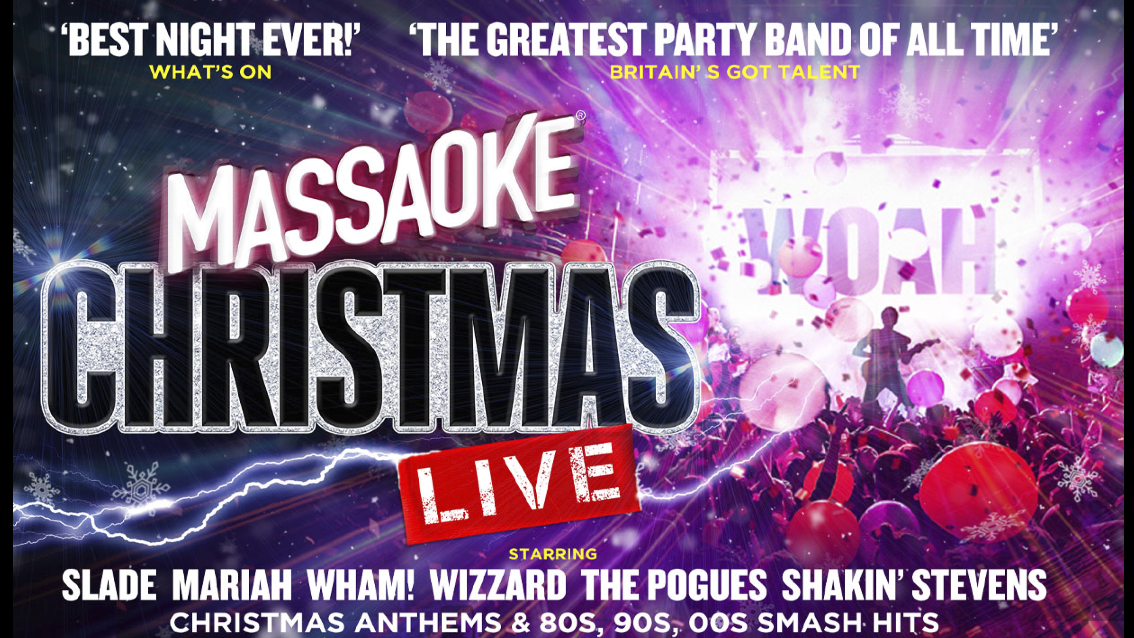 🚨 LAST FEW TICKETS!🎅🏼 MASSAOKE CHRISTMAS SINGALONG  LIVE – IT’S THE ULTIMATE LIVE CHRISTMAS PARTY!