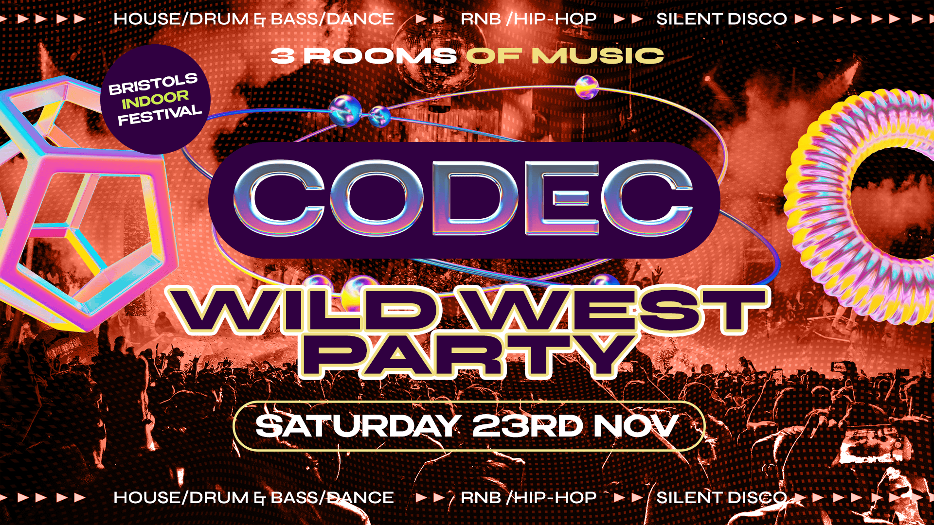 CODEC Saturdays Wild West Party – Saturday 23rd November