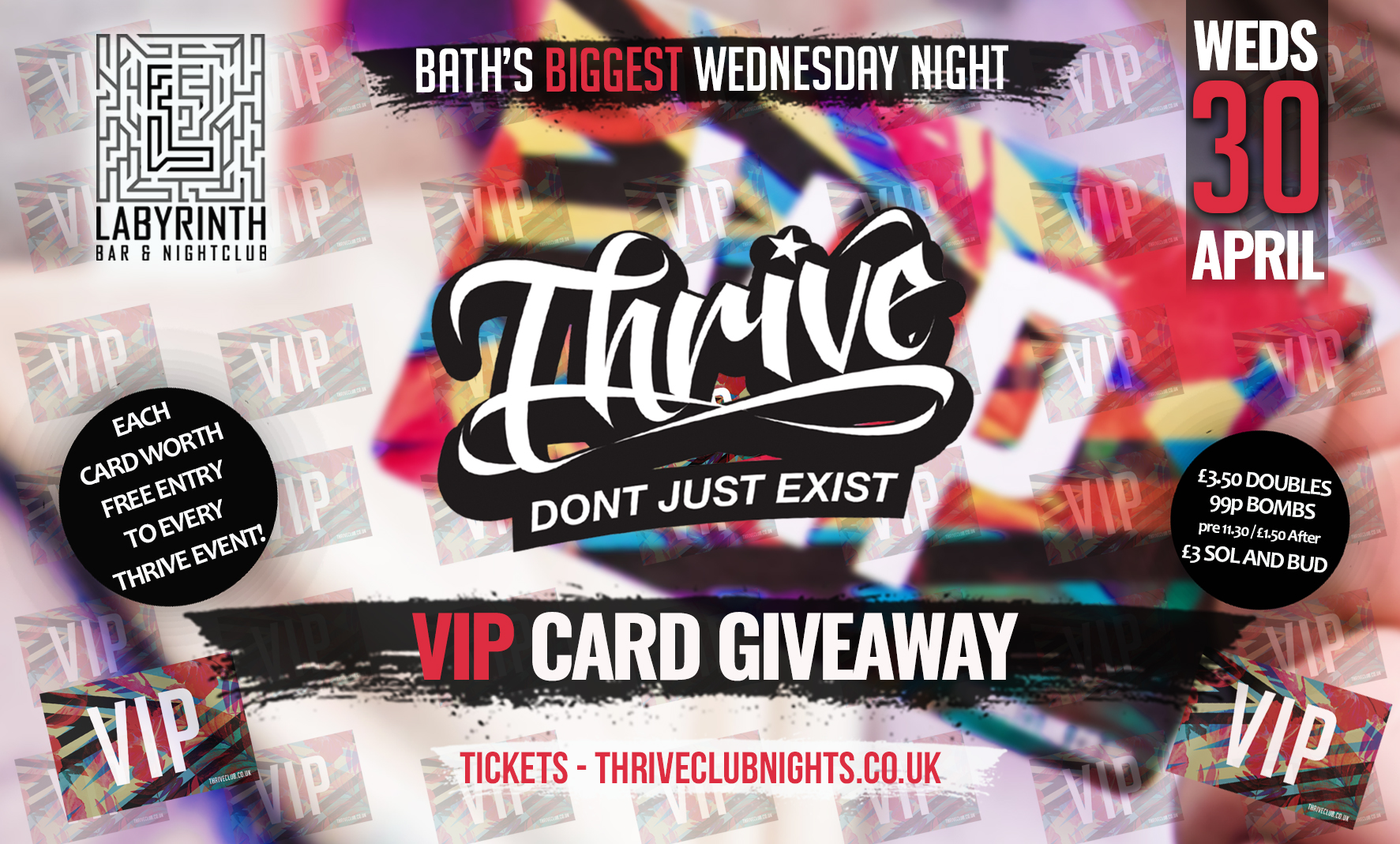 Thrive Wednesdays at Labs | 💳 VIP CARD GIVEAWAY 💳