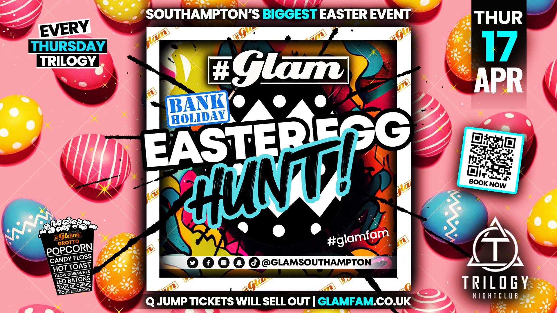 Glam Thursdays | 🐰 EASTER PARTY! 🐰 | Southampton’s Biggest Easter Club event!