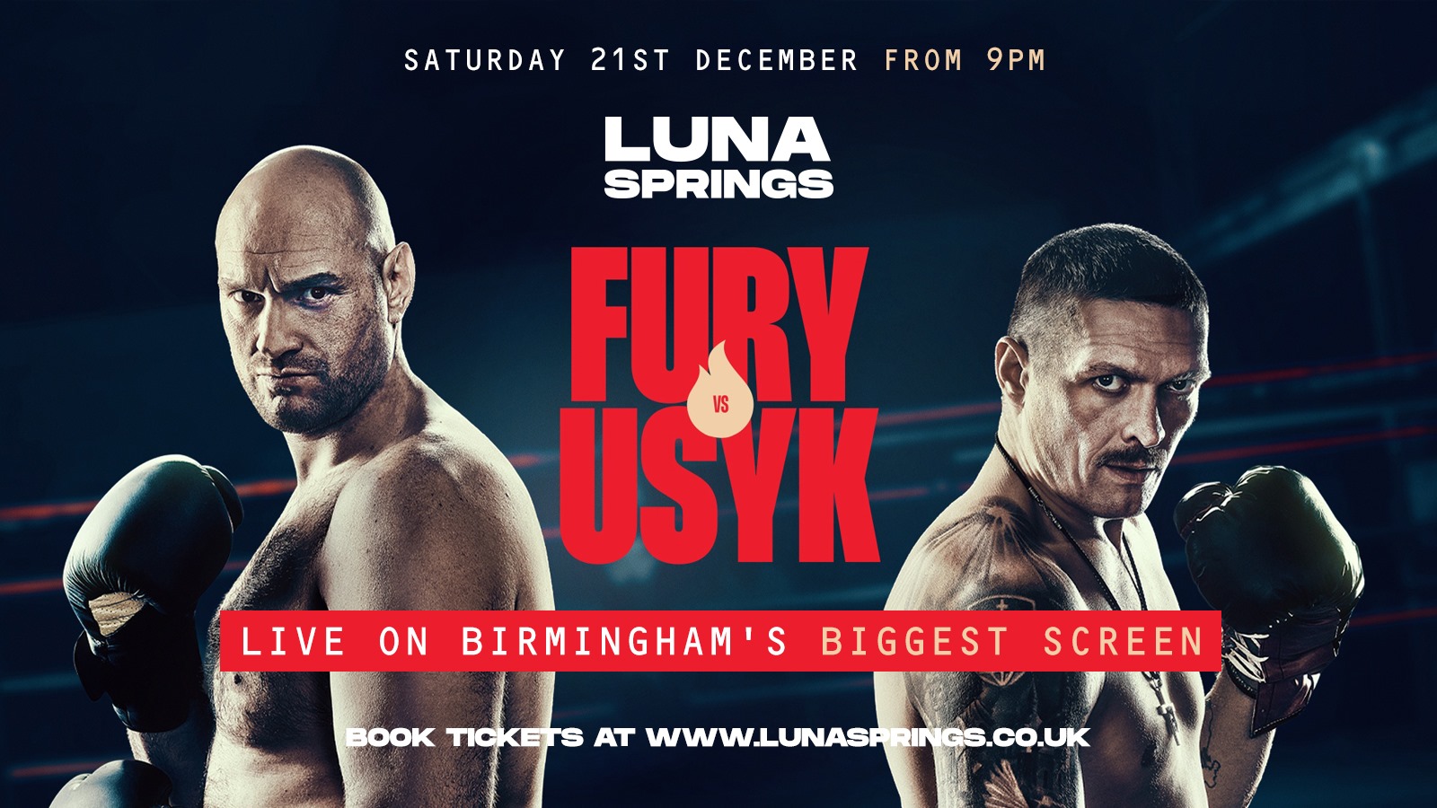 Fury vs. Usyk Live – Luna Springs Birmingham