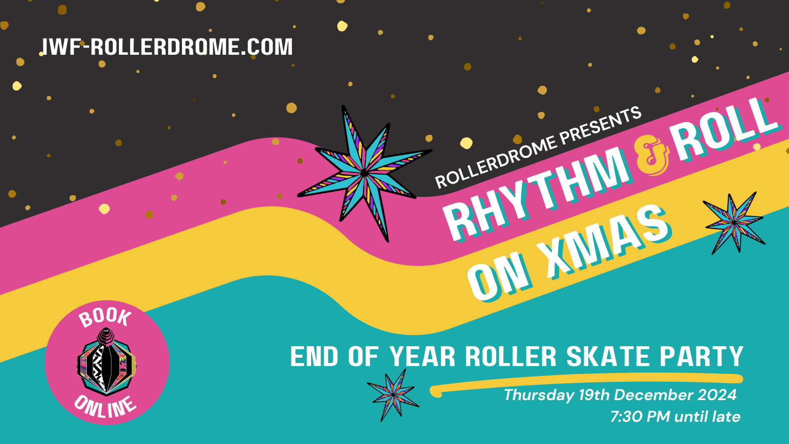 END OF YEAR ROLLER SKATE PARTY: Rhythm & #RollOnXmas