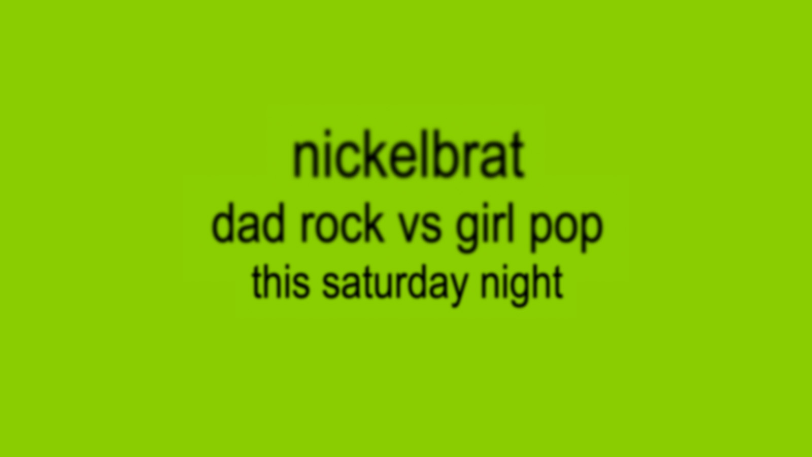 UPRAWR: ‘Nickelbrat’ – Dad Rock vs Girl Pop Anthems! (Final Release Tickets on Sale Now!)