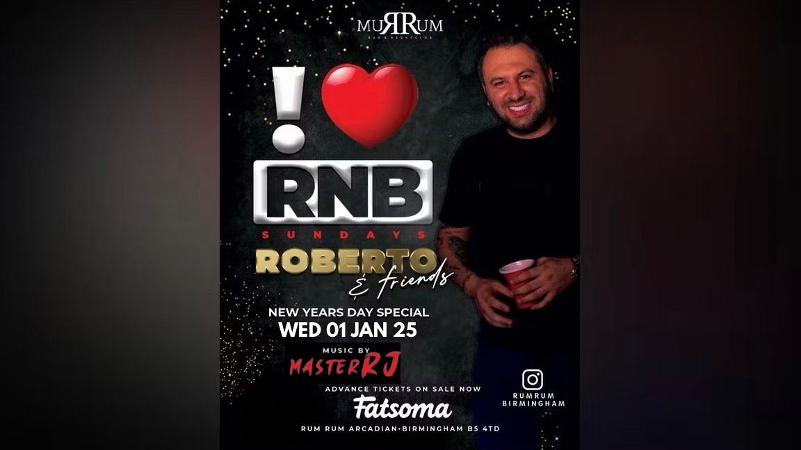 Roberto and his friends on ! ❤️ RNB NYD Special at RumRum Night Club in Arcadian  ⭐️ 01st January 2025