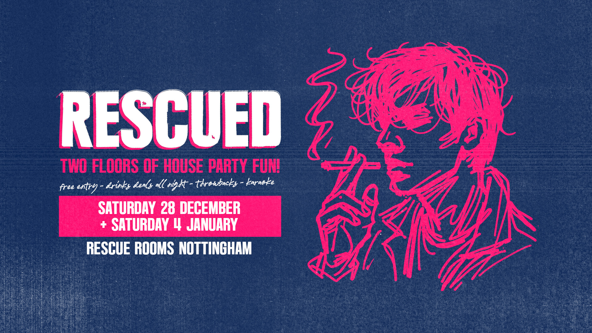 RESCUED — Two floors of House Party fun!
