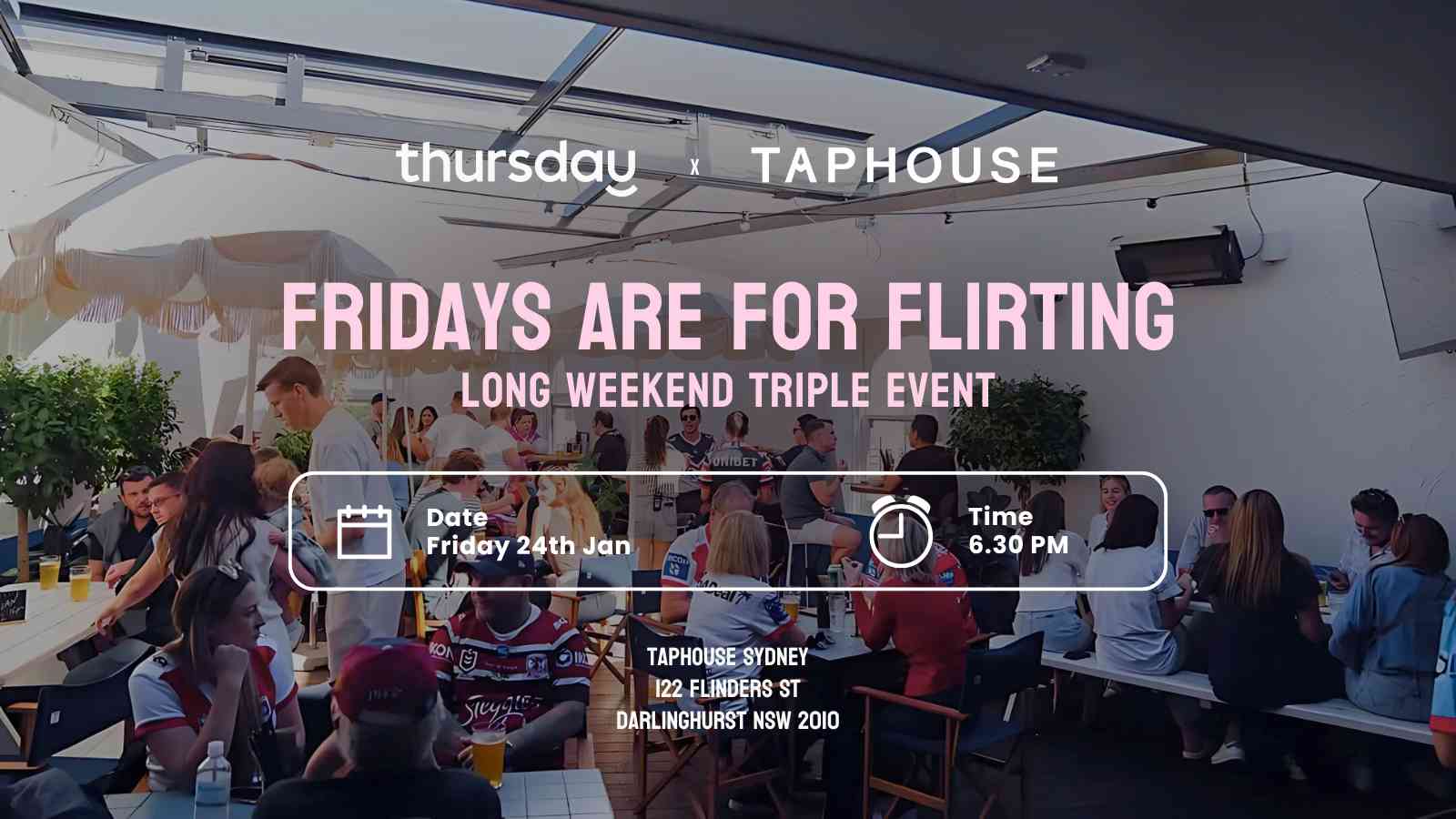 Friday | 🎶 Triple J Hottest 100 Listening Party Eve | Long Weekend Event #2