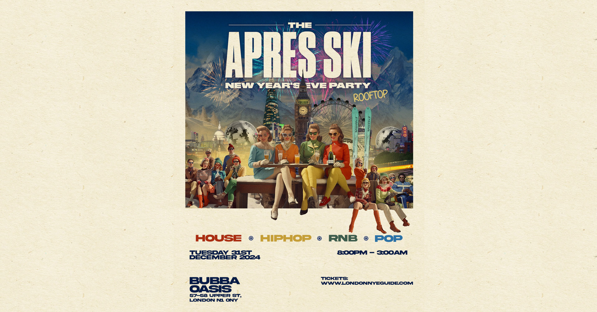 The Après-Ski New Years Eve Rooftop Party 2024