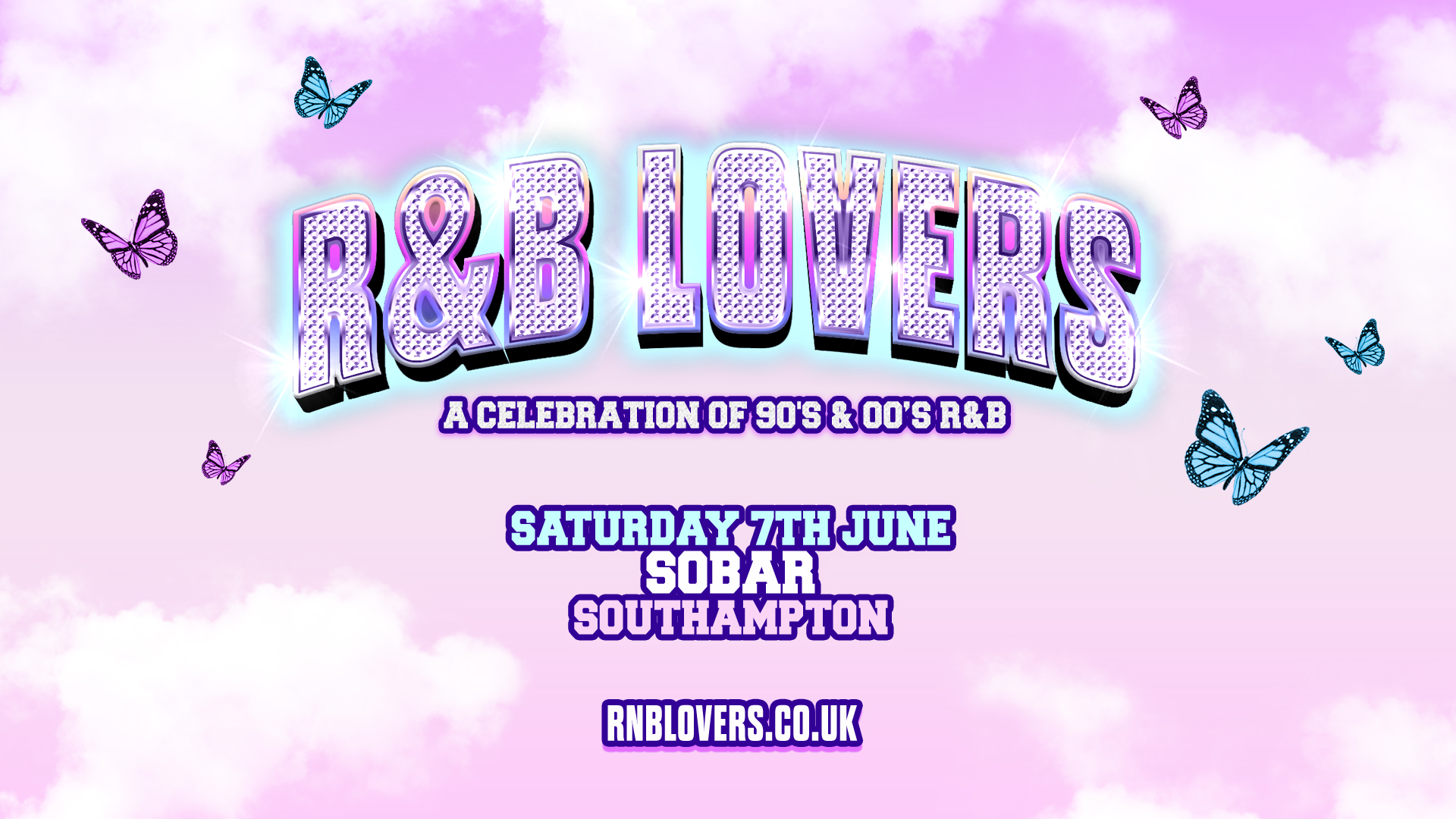 R&B Lovers – Saturday 7th June – SOBAR Southampton [FINAL 50 TICKETS!]