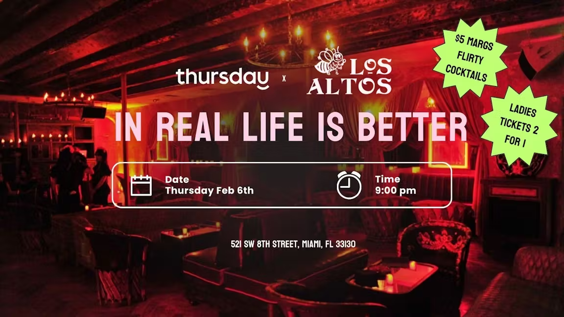 Thursday | Singles Secret Speakeasy Takeover | Los Altos