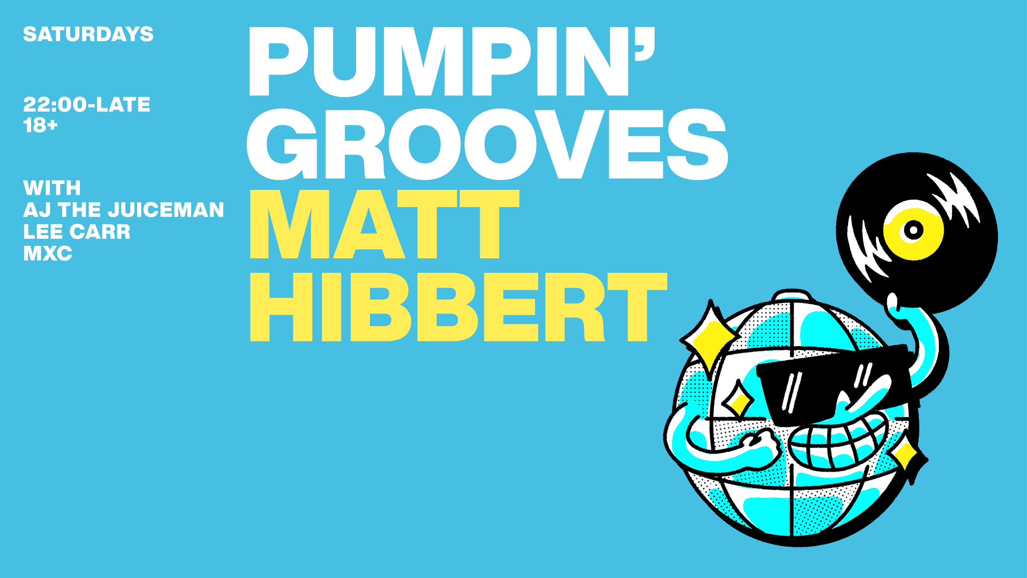 Pumpin’ Grooves – Sat 25th January 2025 REFRESHERS