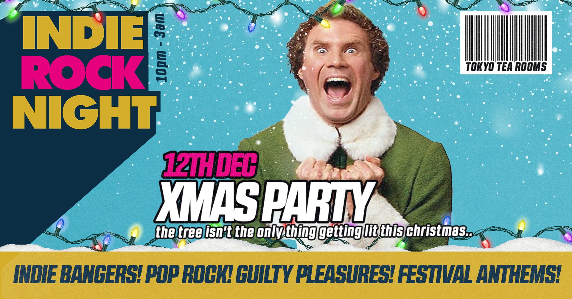 Indie Rock Night ∙ CHRISTMAS PARTY *LAST 10 ONLINE TICKETS*