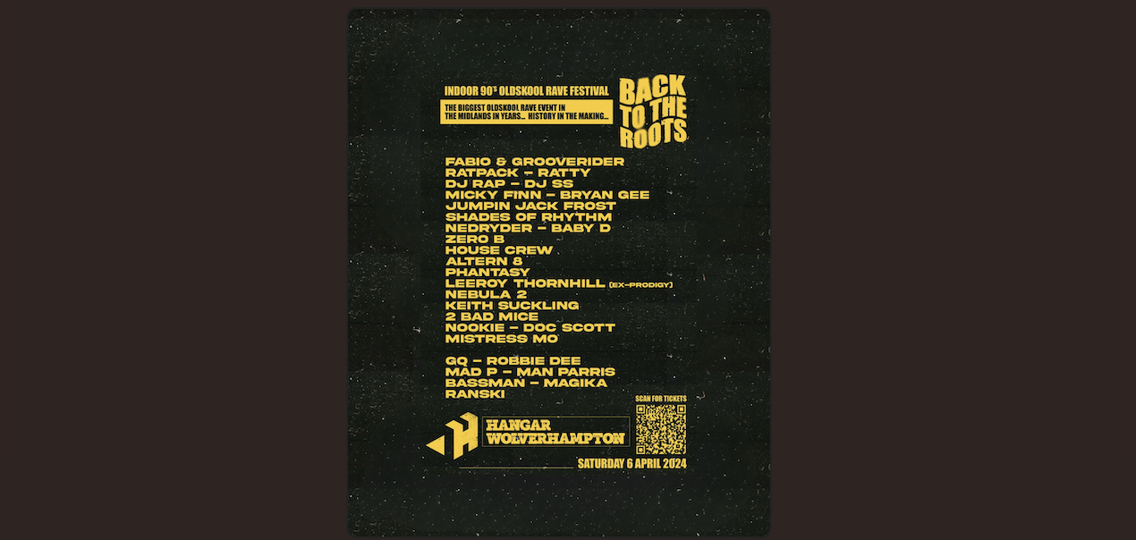 Back To The Roots – Oldskool Warehouse Rave (Daytime)