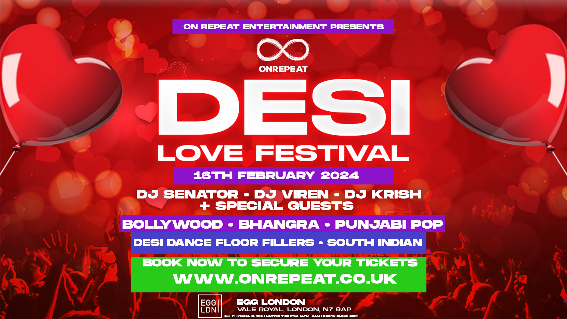 TONIGHT 😍 THE LONDON DESI LOVE FESTIVAL 😍 MORE THAN 90 SOLD OUT! at