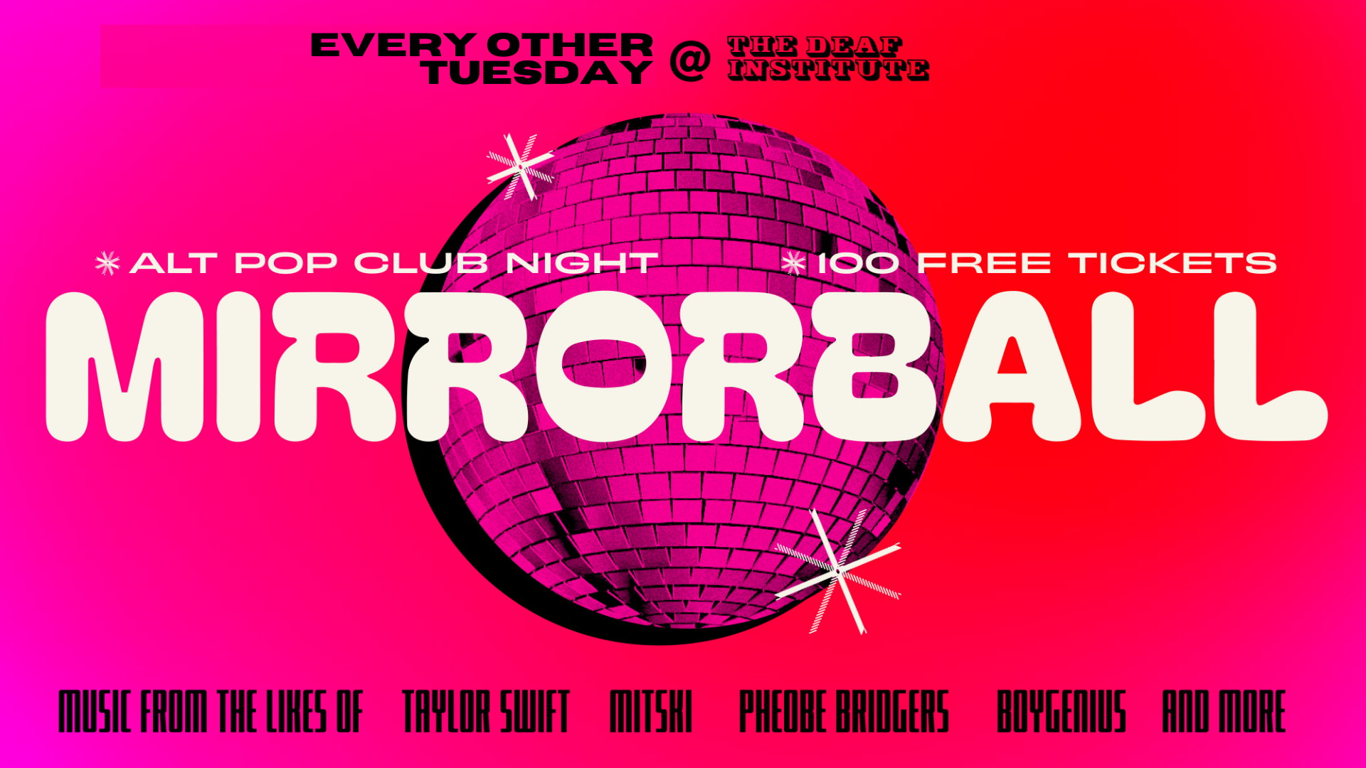 MIRRORBALL – Alt Pop Club Night 🪩