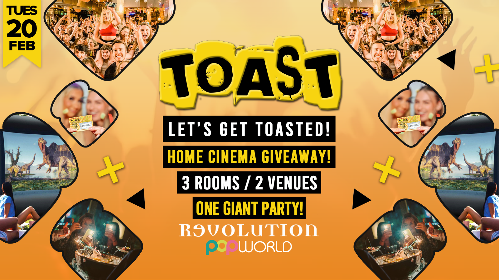 Toast • Home Cinema Giveaway • Revolution & Popworld