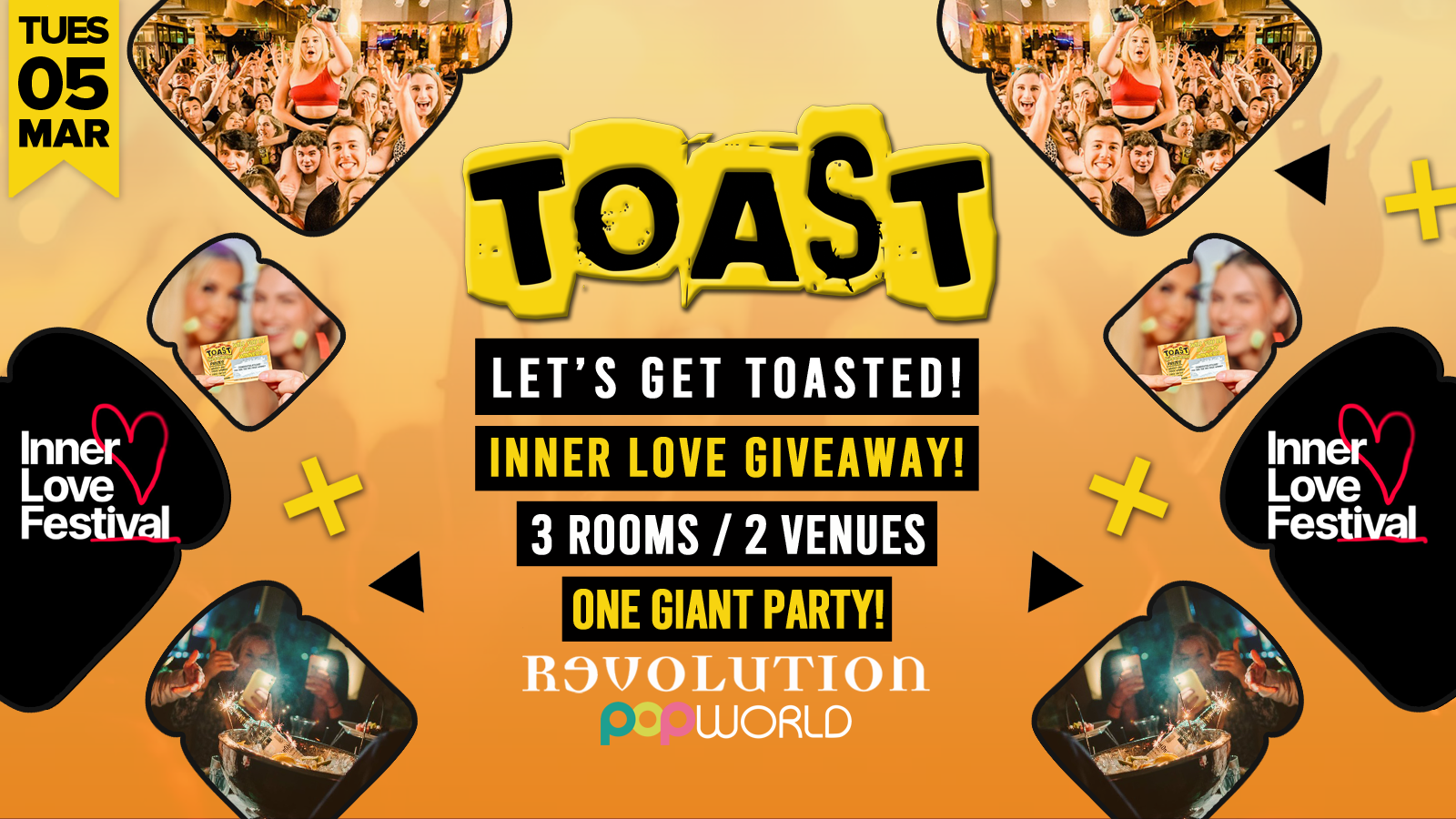 Toast • Inner Love Ticket Giveaway • Revolution & Popworld