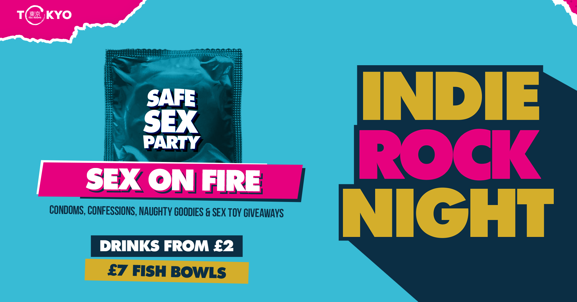 Indie Rock Night ∙ SEX ON FIRE (Safe Sex Party) *LAST 10 ONLINE TICKETS*