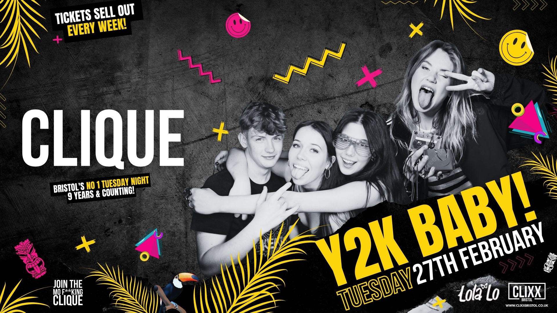 CLIQUE | Y2K Baby! // JOIN THE MO F**KING CLIQUE 🔥