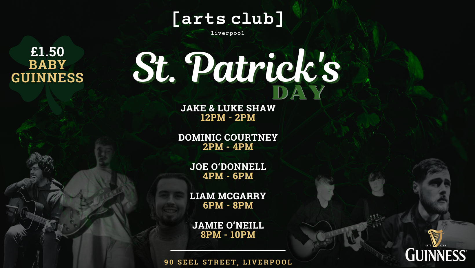 St Patrick s Day Arts Club at Arts Club Liverpool on 17th Mar