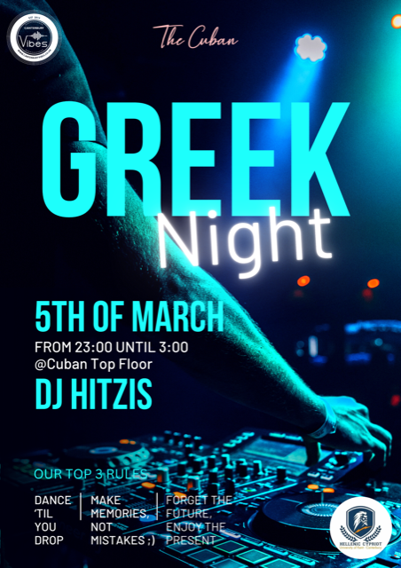 Greek Party @ The Cuban (top floor)