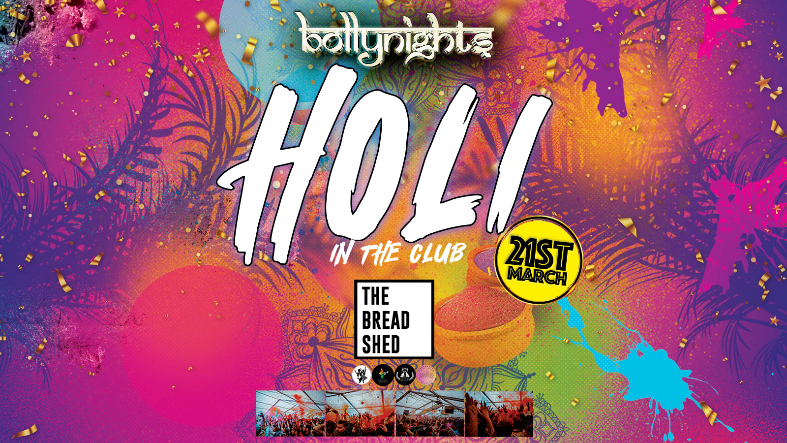 Bollynights Holi in the Club Manchester – Thursday 21st March | Bread Shed