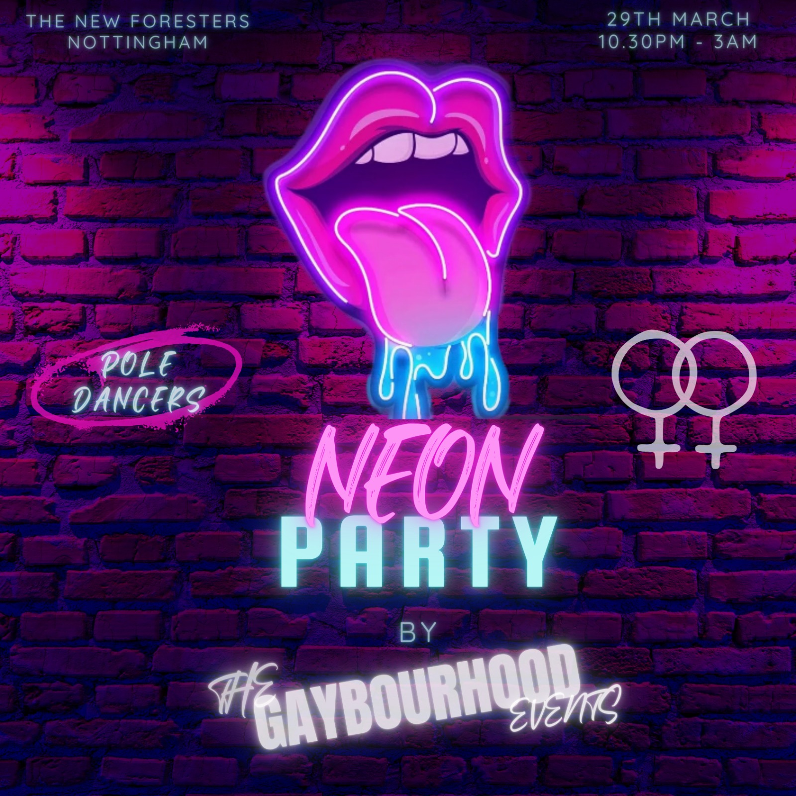 The Gaybourhood Events: Neon Party at The New Foresters LGBT ...