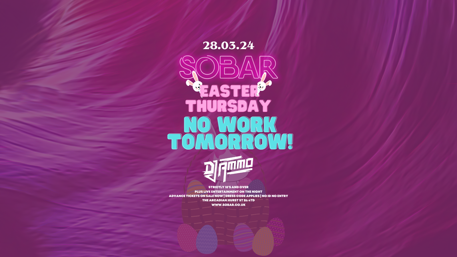 SOBAR  – EASTER THURSDAY