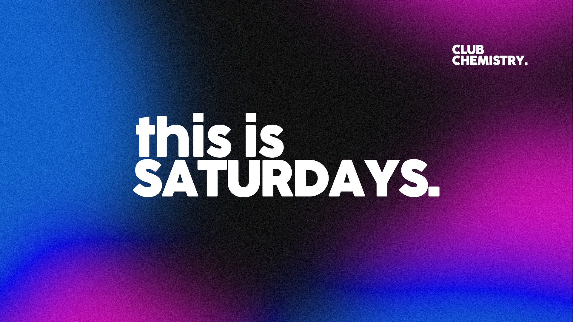 Chem Saturdays ∙ £2.70 drinks