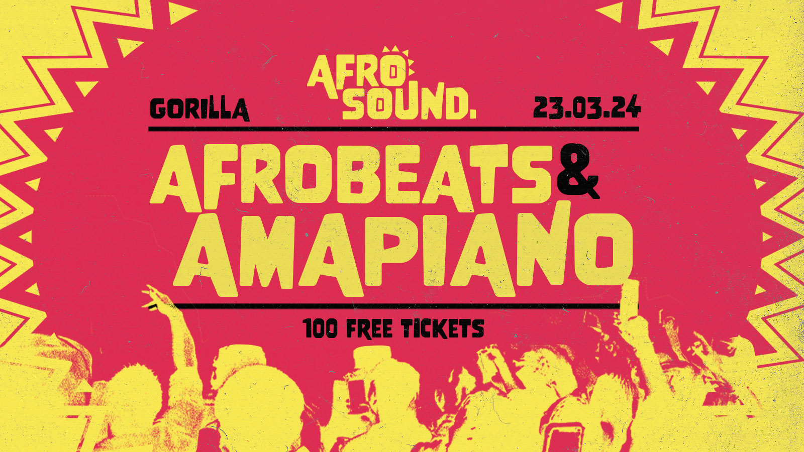 🚨TONIGHT 🚨 AfroSound – AFROBEATS & AMAPIANO🌍 (LMTD. FREE TICKETS AVAIL)