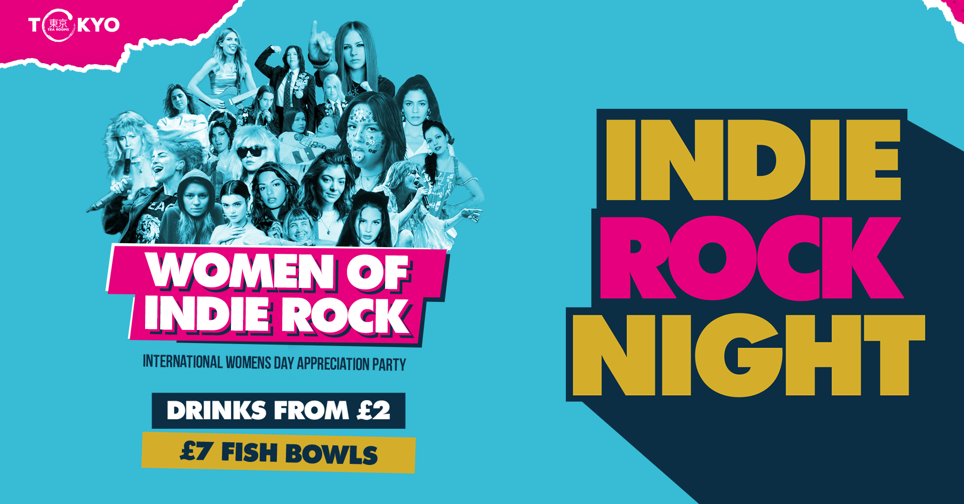 Indie Rock Night ∙ WOMEN OF INDIE ROCK (International Women’s Day Appreciation Party) *LAST 10 ONLINE TICKETS*