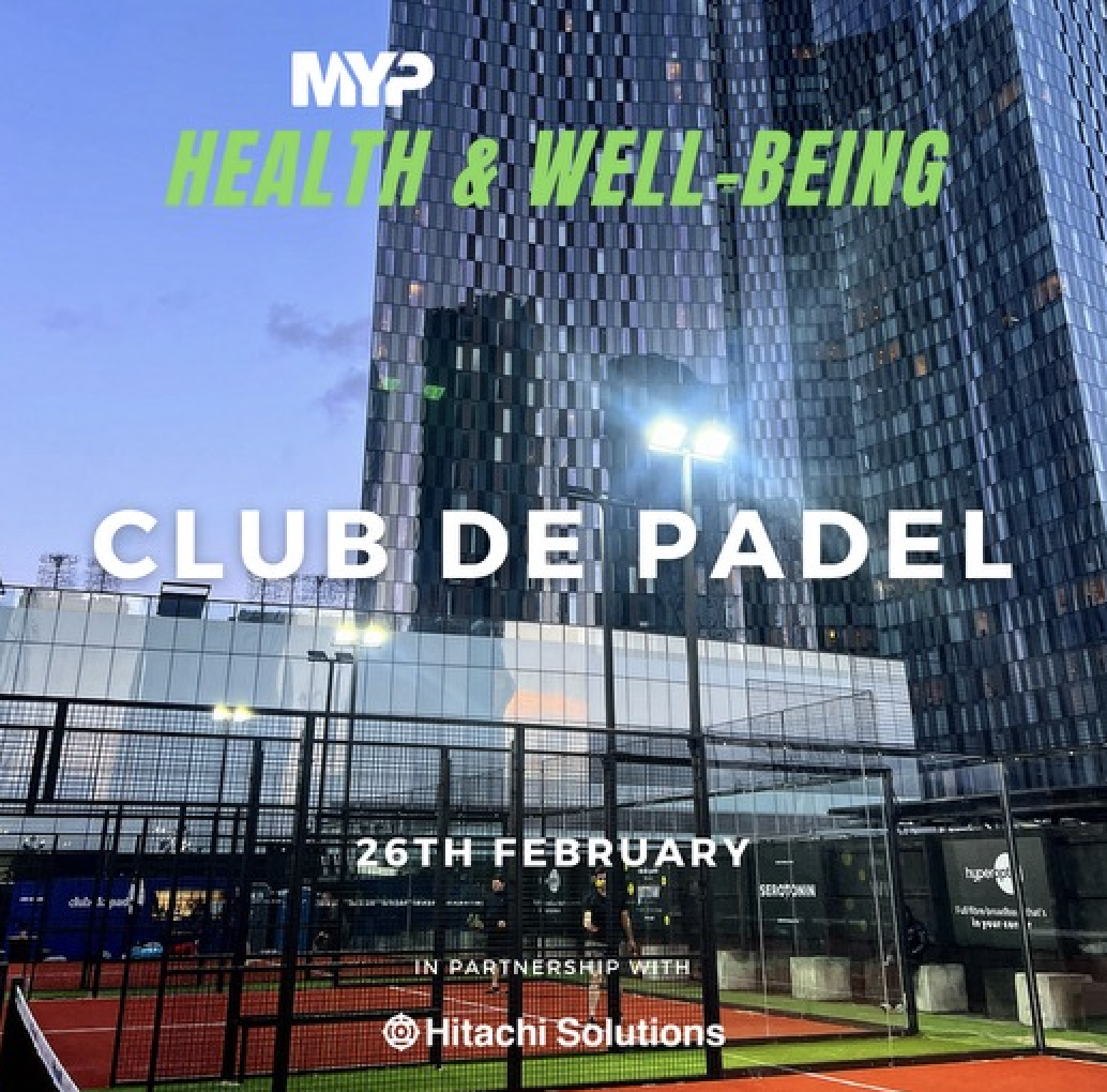SOLD OUT: MYP Well-being @ Club de Padel – 26.02.24