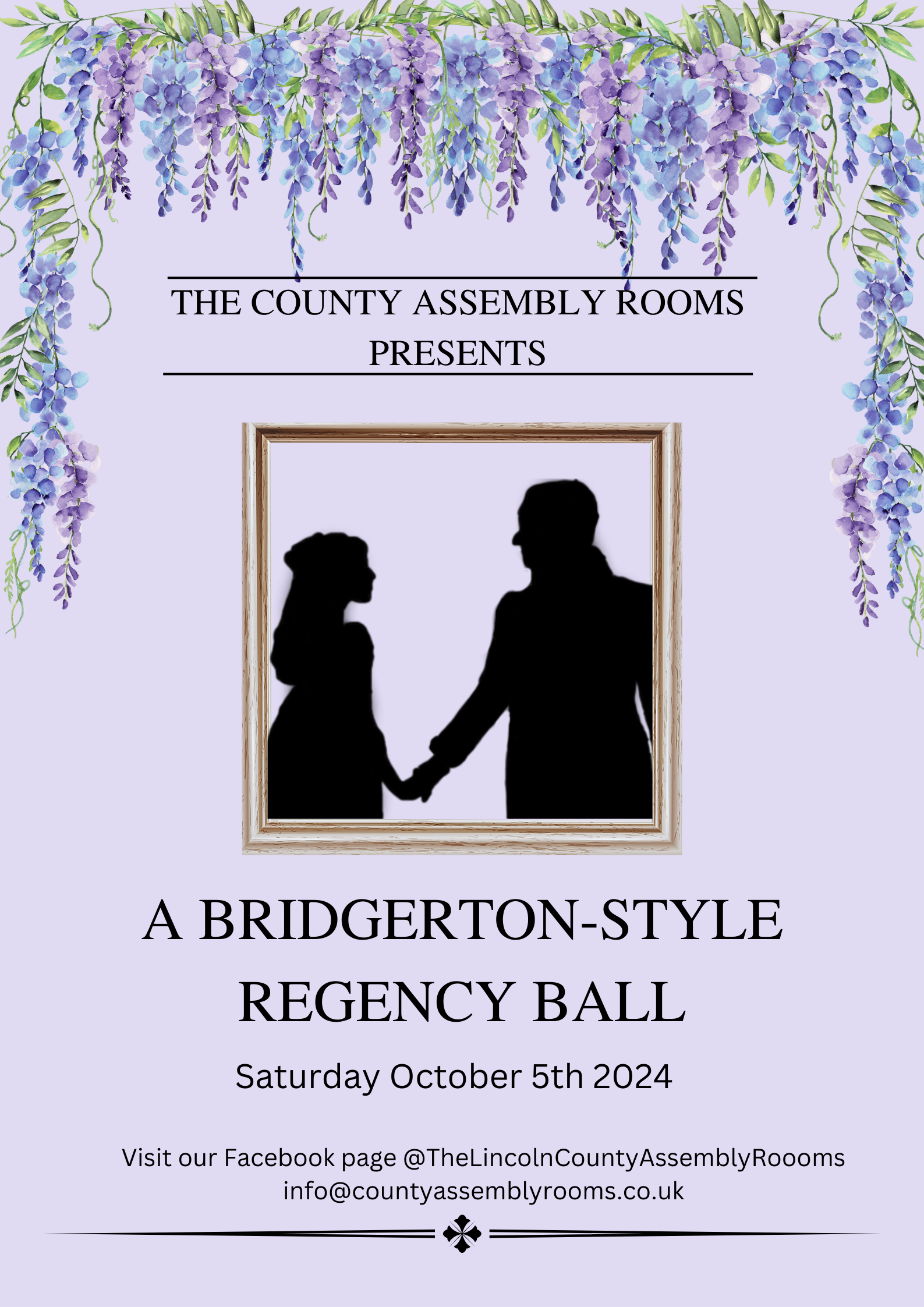 Bridgerton Ball Autumn 2024 at The County Assembly Rooms, Lincoln on