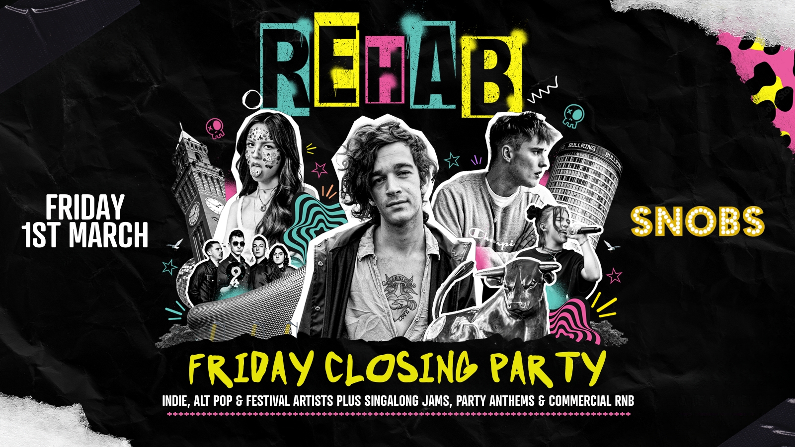 Rehab Friday 🔥TONIGHT!🔥🚨THE FRIDAY CLOSING PARTY 🚨 1st March