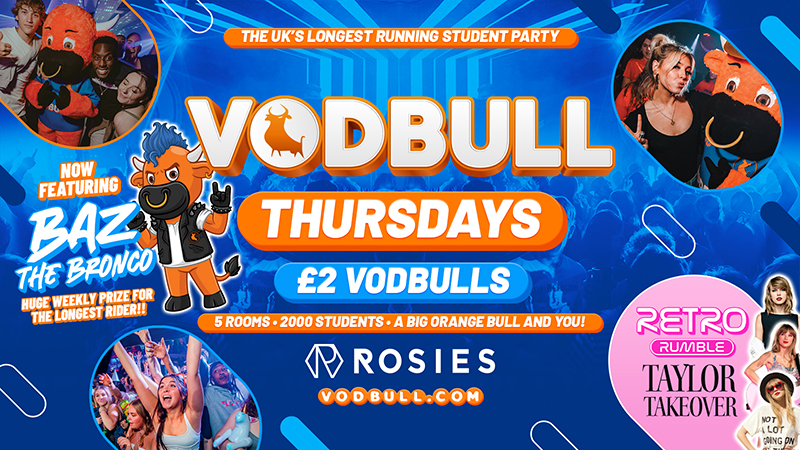 VODBULL at ROSIES!! [FINAL TIX]💥14/03