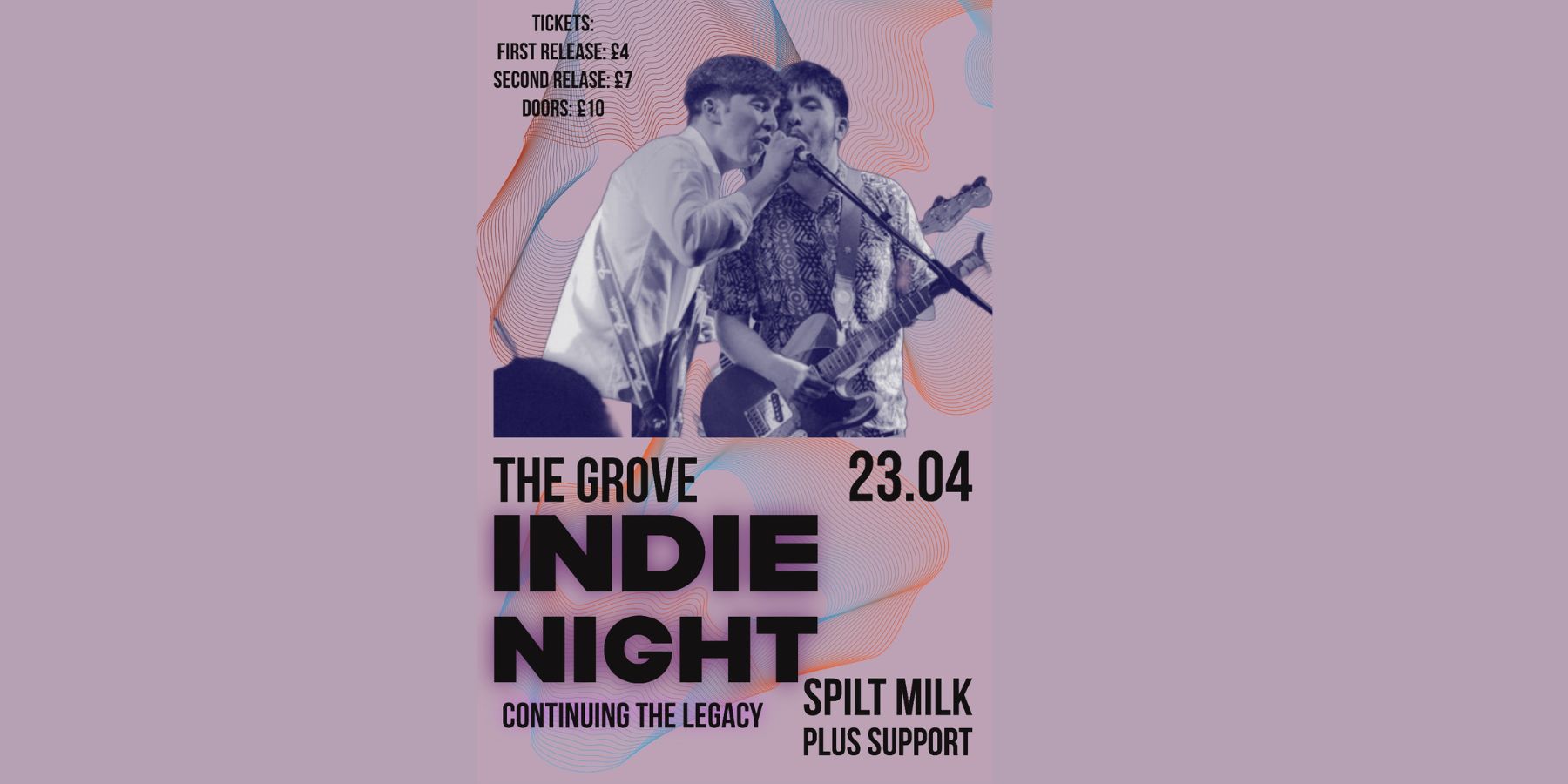 INDIE NIGHT with Spilt Milk and guests