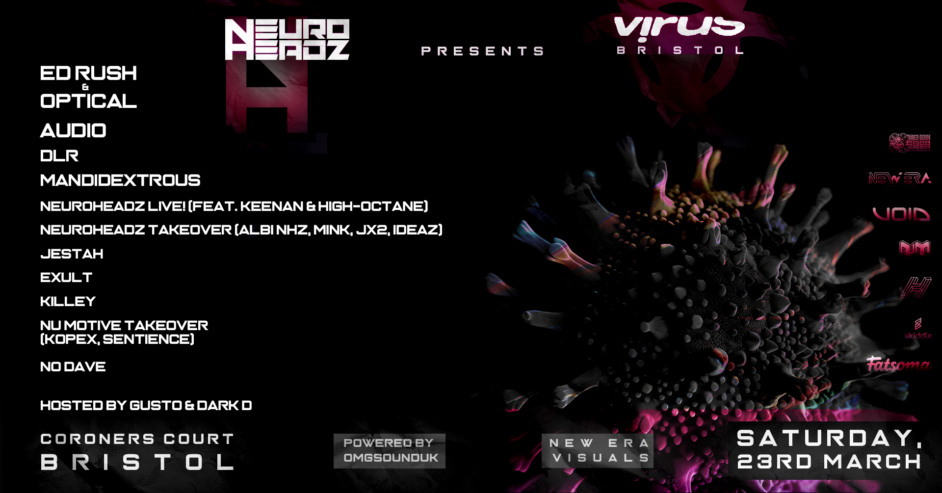 Neuroheadz: Virus Bristol (Tickets on the door)