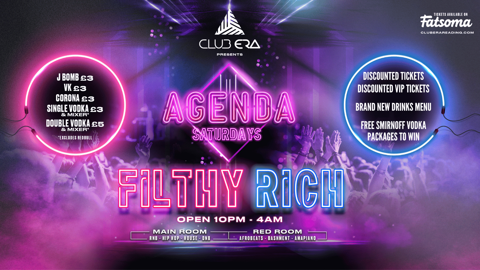 AGENDA SATURDAYS: FILTHY RICH