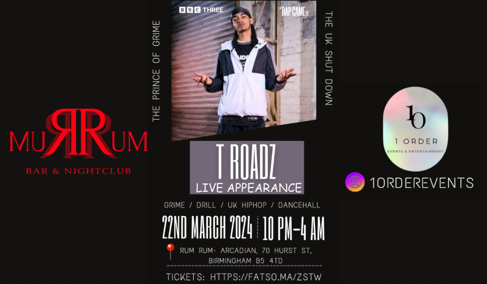 – The Return – with T ROADS LIVE APPEARANCE and DJs Lowkey Lowstar – DJ Face – DJ R2bandzin