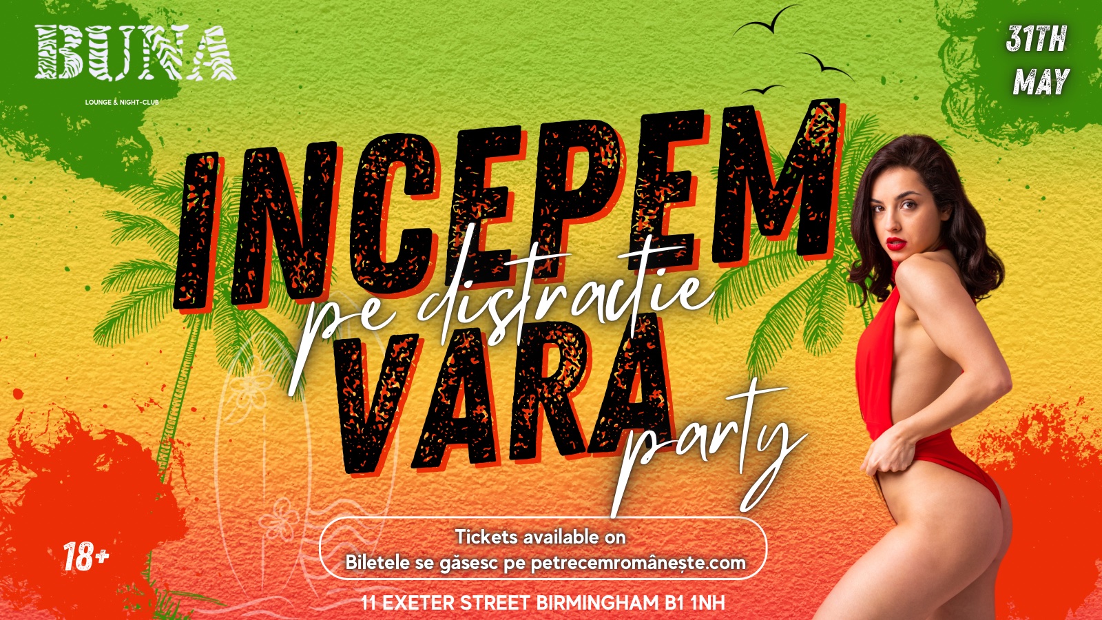 Romanian Night Friday – INCEPEM VARA PE DISTRACTIE – Show de zile mari ca-n Balcani!