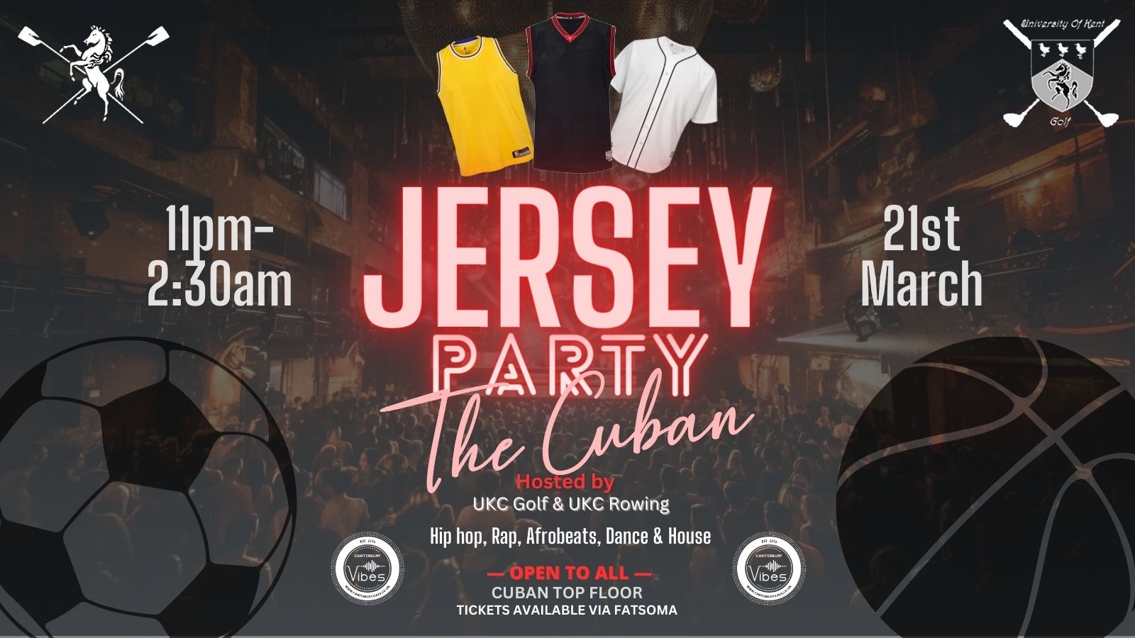 Jersey Party hosted by UKC Rowing & Golf