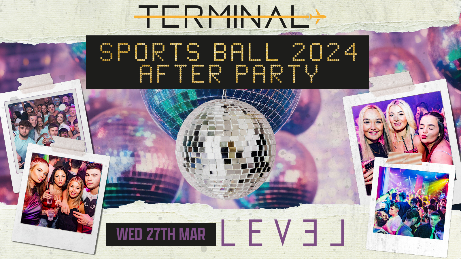 TERMINAL Wednesdays -SPORTS BALL 2024 After Party: £2 DOUBLES!